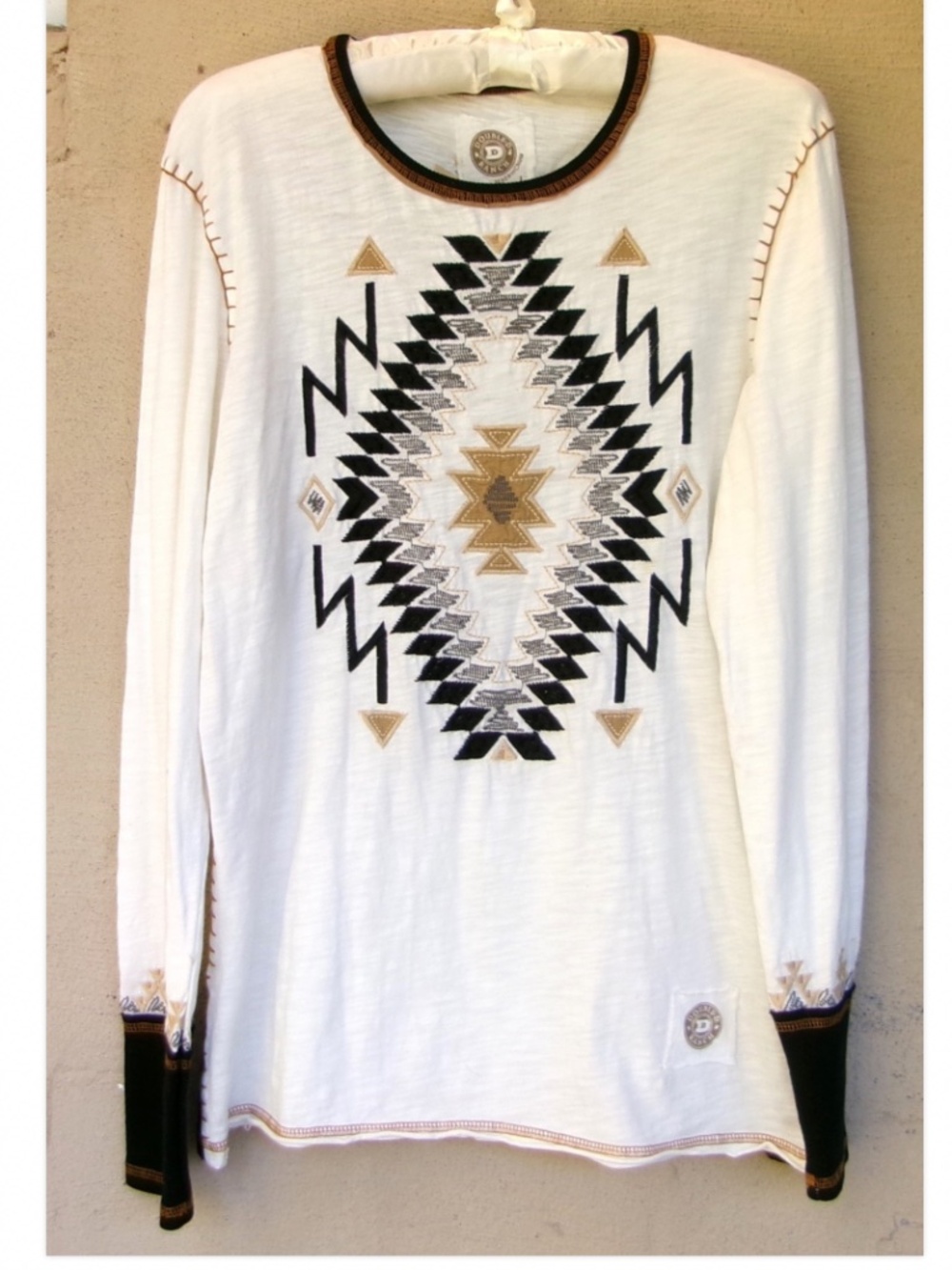 Double D Ranch Southwestern Cotton Pullover Tee